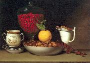 Peale, Raphaelle Still Life: Strawberries Nuts Norge oil painting reproduction